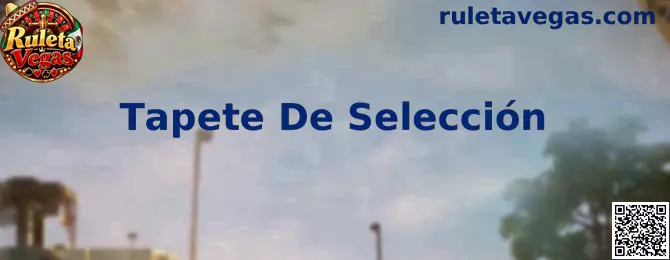 Distribución visual del Tapete De Selección en Ruleta Vegas para celulares