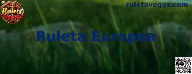 Ruleta europea con un único cero verde y casillas numeradas del 1 al 36